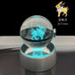 Pokemon 3D Crystal Ball LED Night Light – Pikachu, Gengar, Eevee & Mewtwo Collectible Lamp