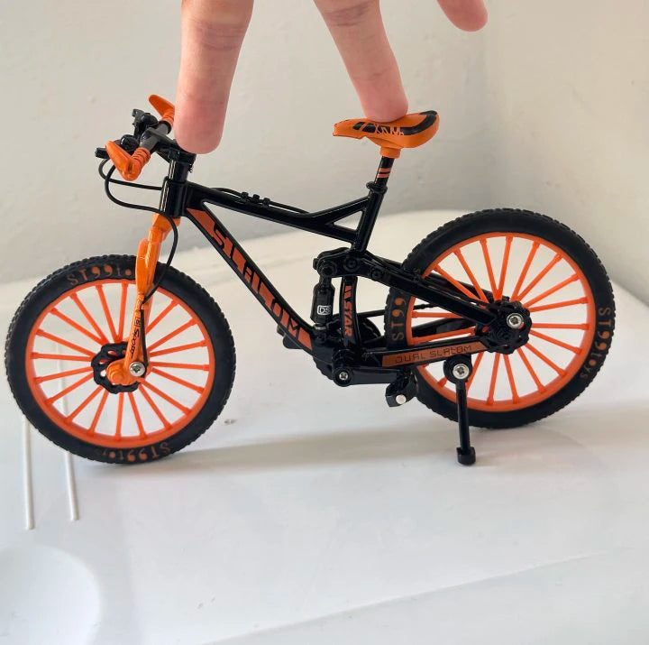 Mini Alloy Bicycle Diecast Model Finger Mountain Miniature Metal Bike Racing Toy Simulation Collection Toys For Boys