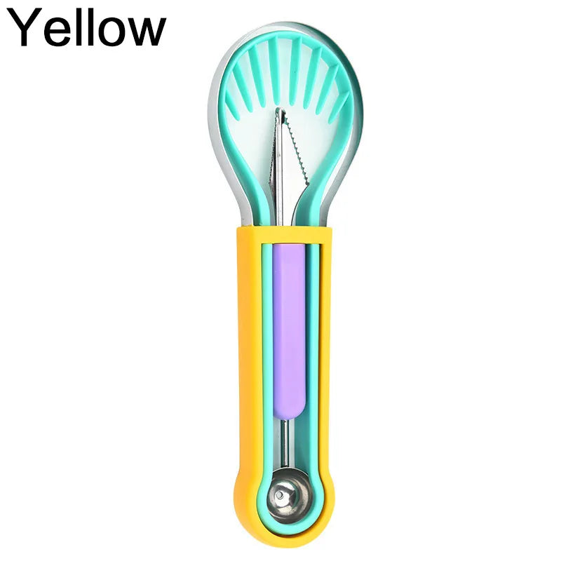 Avocado Slicer In Shea Corer Butter Fruit Peeler Cutter Pulp Separator Plastic Knife Kitchen Vegetable Tools