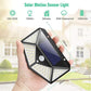 1~12PCS 100 LED Solar Wall Lamp 4 Sides Luminous With Motion Sensor Outdoor Garden Courtyard Waterproof Wall Light - Zecs shopping