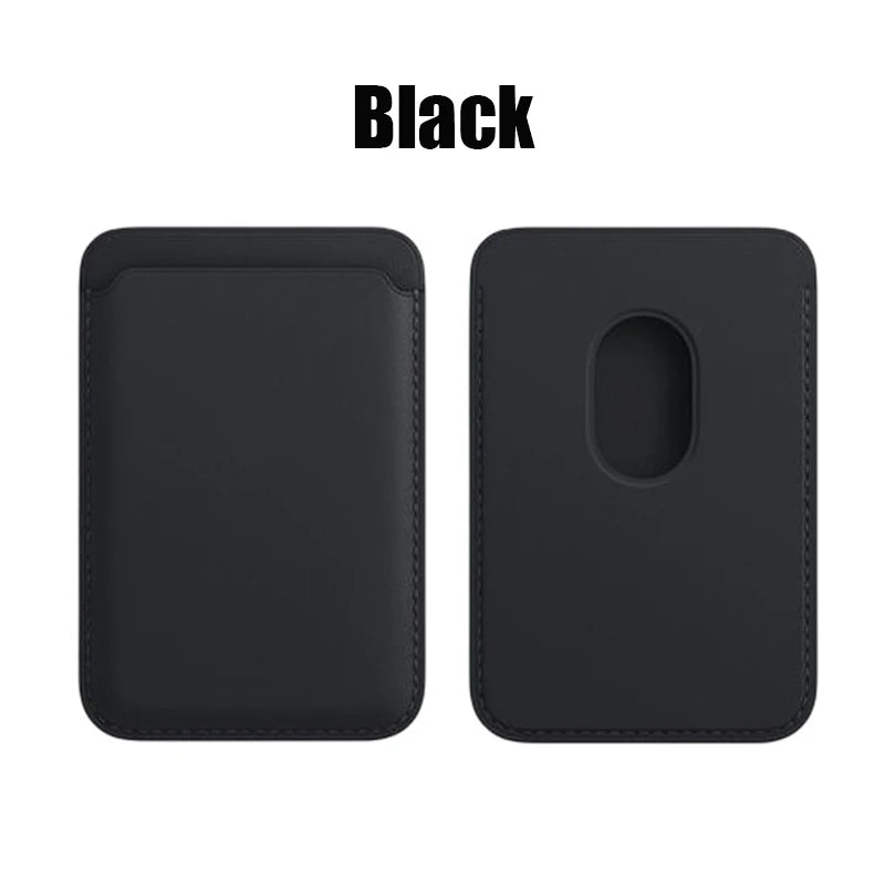 Leather Wallet Case For iPhone 15 Pro Max Magsafe Wallet Leather Compatible For iPhone 14 13 12 Card Holder with MagSafe Magnet - Zecs shopping