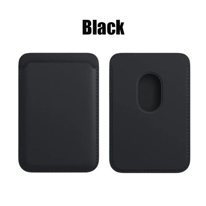 Leather Wallet Case For iPhone 15 Pro Max Magsafe Wallet Leather Compatible For iPhone 14 13 12 Card Holder with MagSafe Magnet - Zecs shopping