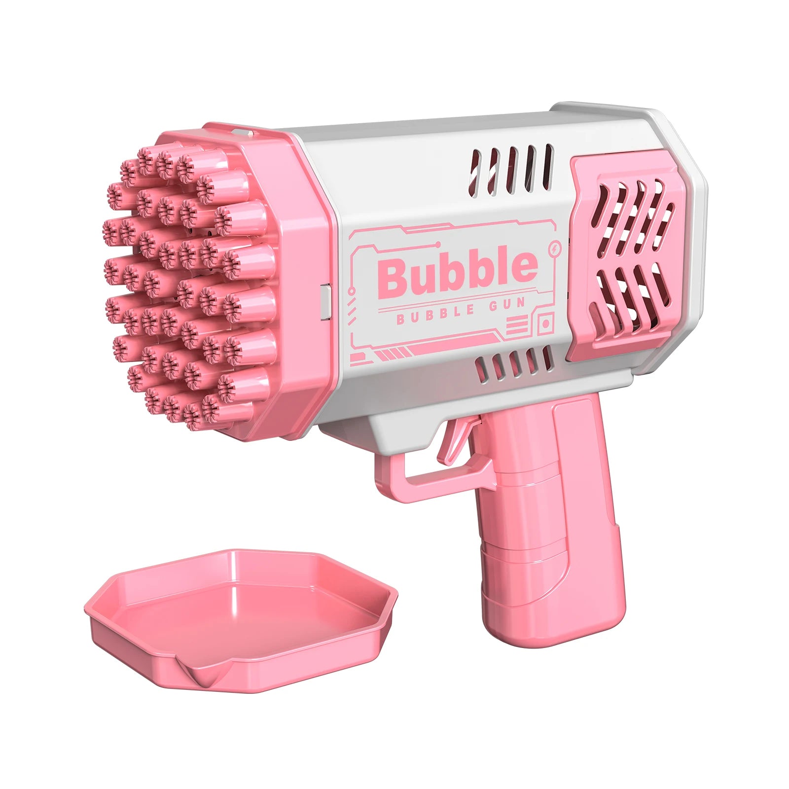 Hole Bubble Gun Outdoor Wedding Atmosphere Unisex Birthday Gift Excluding Bubble Liquid and Battery