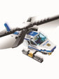 DIY City Police Helicopter Building Blocks – Creative Patrol Aircraft Toy Set for Kids