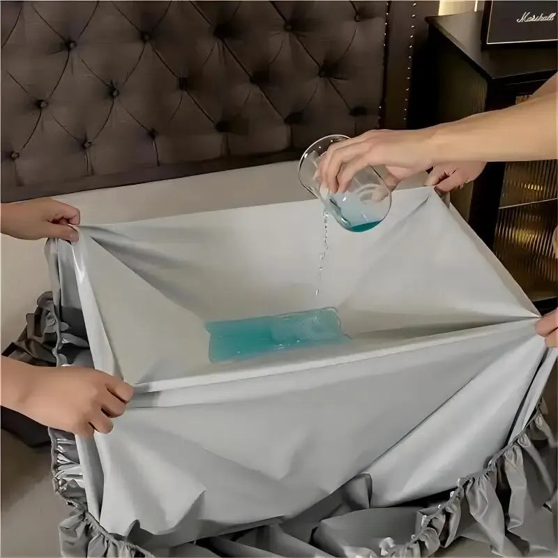 Safe Waterproof Mattress Protector, Soft Comfortable Breathable Solid Color Bedding Mattress Cover Fitted, Machine Washable - Zecs shopping