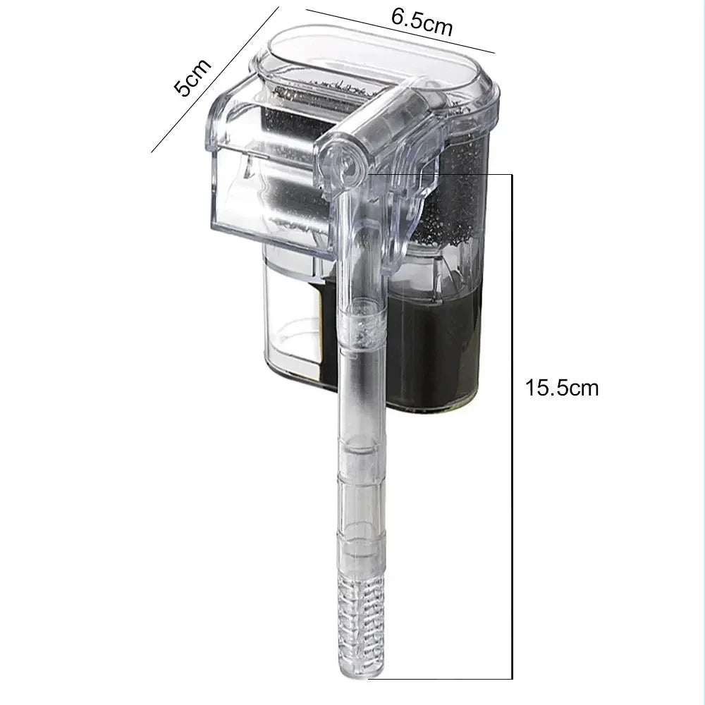 New Suspended Filter For Fish Tanks Mini Filter USB W HL Suitable For Fish Tanks Below cm Aquariums
