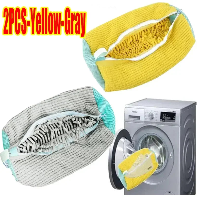 1-2PCS Washing Shoes Bag Mesh Shoes Bag Machine Travel Storage Bags Portable Anti-deformation Protective Clothes Organizer - Zecs shopping
