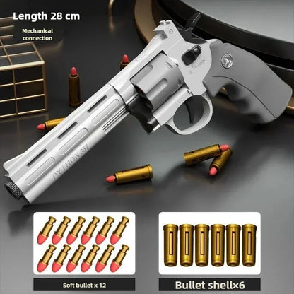 ZP5 357 Revolver Soft Dart Blaster – Continuous Fire Toy Launcher for Kids & Adults