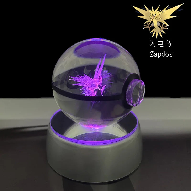 Pokemon d Crystal Ball Pikachu Gengar Eevee Mewtwo Premium & Affordable