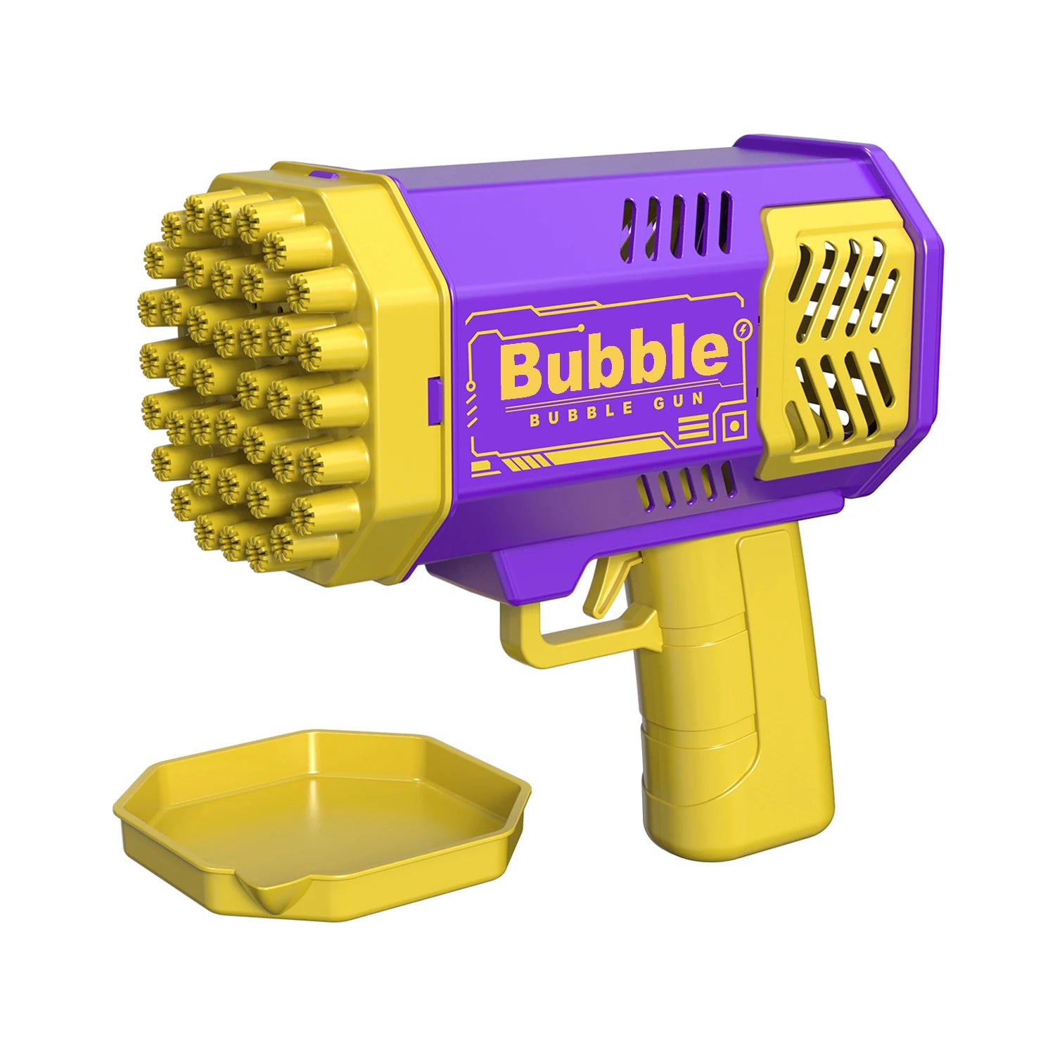 Hole Bubble Gun Outdoor Wedding Atmosphere Unisex Birthday Gift Excluding Bubble Liquid and Battery