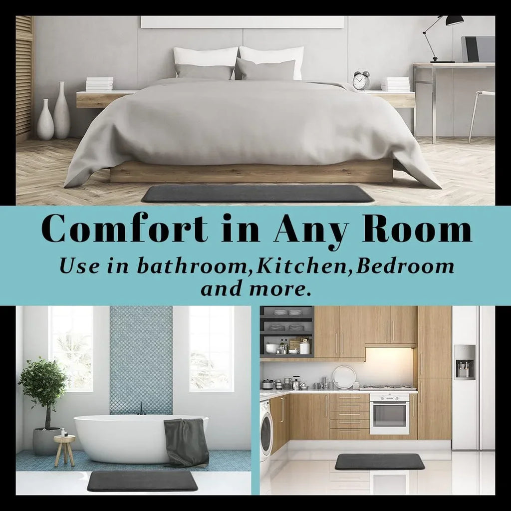 Tapete absorvente antiderrapante do assoalho veludo coral esteira da porta do banheiro esteira do banho decoração home