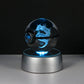 Pokemon 3D Crystal Ball LED Night Light – Pikachu, Gengar, Eevee & Mewtwo Collectible Lamp