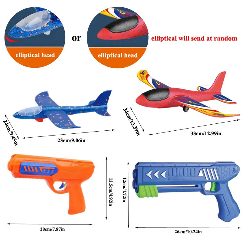 Kids Cm Foam Plane Launcher Outdoor Toy For Boys Sport Catapult Game Children Girl Birthday Xmas Gifts