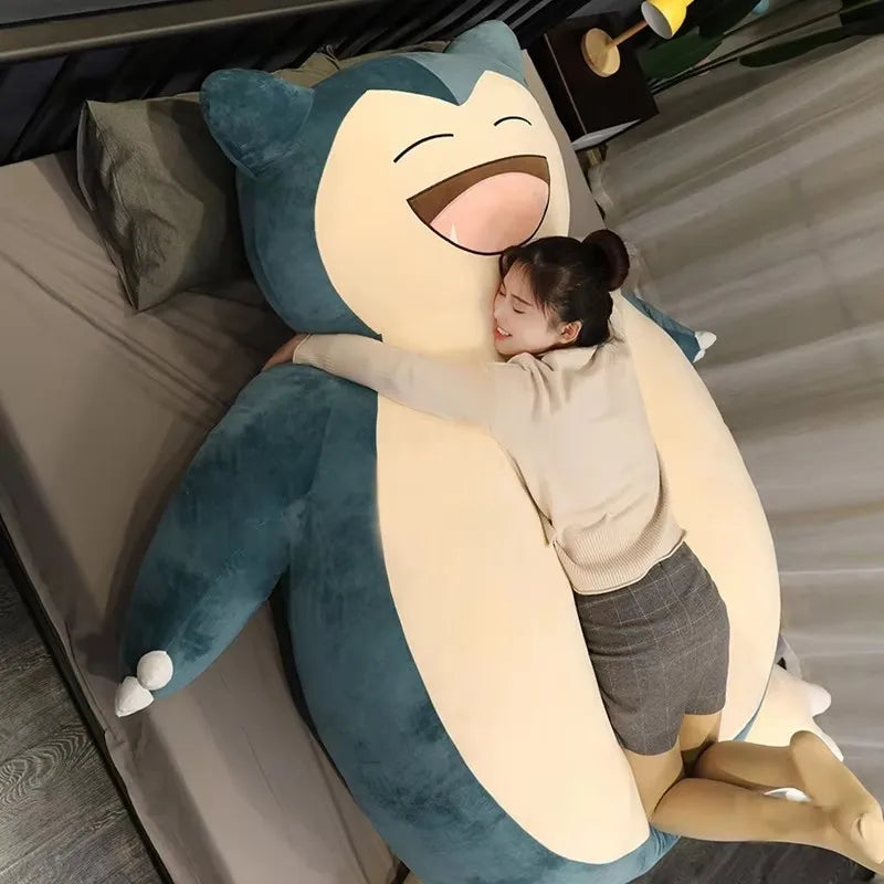 Cm Aoger Giant Snorlax Plush Toys Kawaii Soft Snorlax Leather Shell Plushie No Filling Pillow Gifts For Children Pokemon
