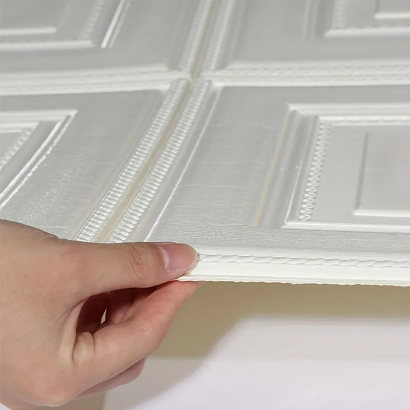 cmcm Waterproof Wall Stickers D Sheet Paper Ceiling Wallpaper Sticker Peel and Stick Wallpaper Safe Collision Prevention