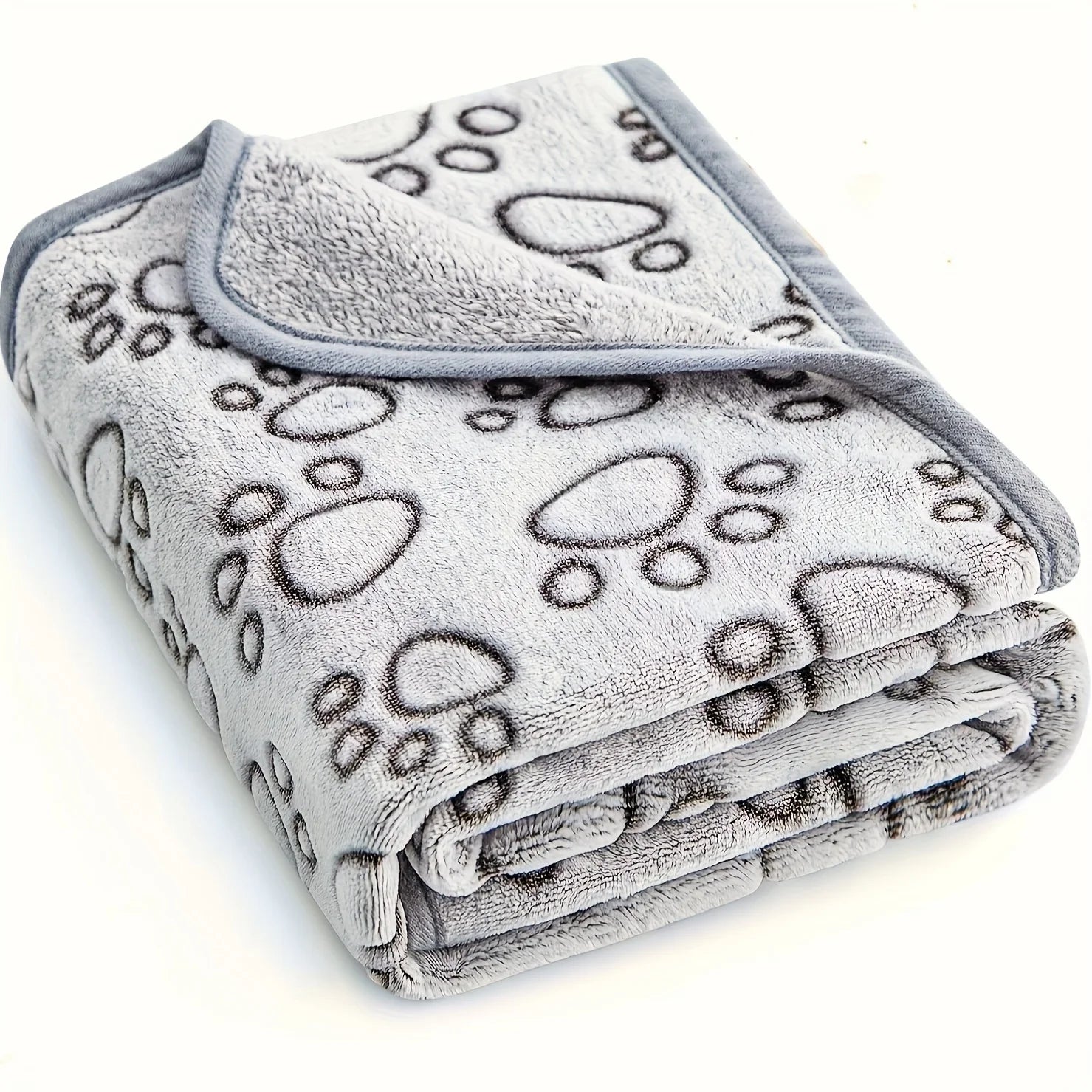 Soft Fluffy High Quality Pet Blanket Cute Cartoon Pattern Pet Mat Warm and Comfortable Blanket for Cat Dogs - Zecs shopping
