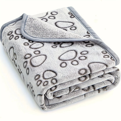 Soft Fluffy High Quality Pet Blanket Cute Cartoon Pattern Pet Mat Warm and Comfortable Blanket for Cat Dogs - Zecs shopping