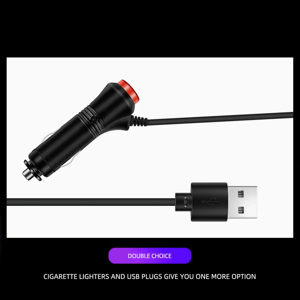 -in- RGB LED Foot Light App & Remote Control Motorcycle & Car Accent Lighting