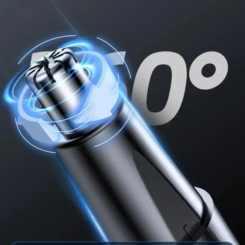 Portable Mini Nose Hair Trimmer Electric Facial Hair Removal Device For Men & Women Painless & Safe Shaver
