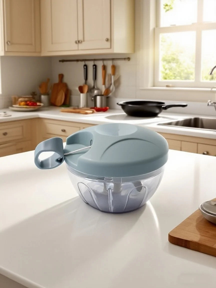 Portable Vegetable and Food Cutter Manual Garlic Puller Fruit Chopper Multi-function Meat Grinder Vegetable Cutter Kitchen Tool