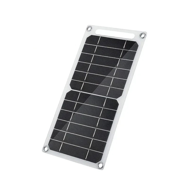 V W Sunpower Portable Solar Panel With USB Safe Stabilize Charger For Phone Power Bank Outdoor Camping Home RV Gift Use