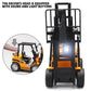 Alloy Construction Forklift & Crane Toy – Lights, Sound & Retro Motion Vehicle