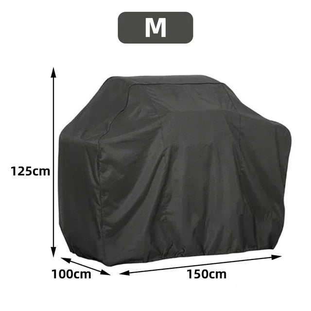 BBQ Grill Barbeque Cover Anti-Dust Waterproof Weber Heavy Duty Charbroil BBQ Cover Outdoor Rain Protective Barbecue Cover - Zecs shopping