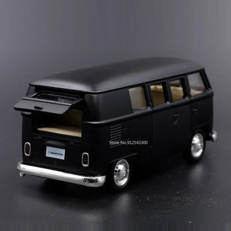 Diecasts Volkswagen Miniature Cars Vw T Bus Toys Alloy Diecasts Scale Metal Collection Cars Models Vehicles