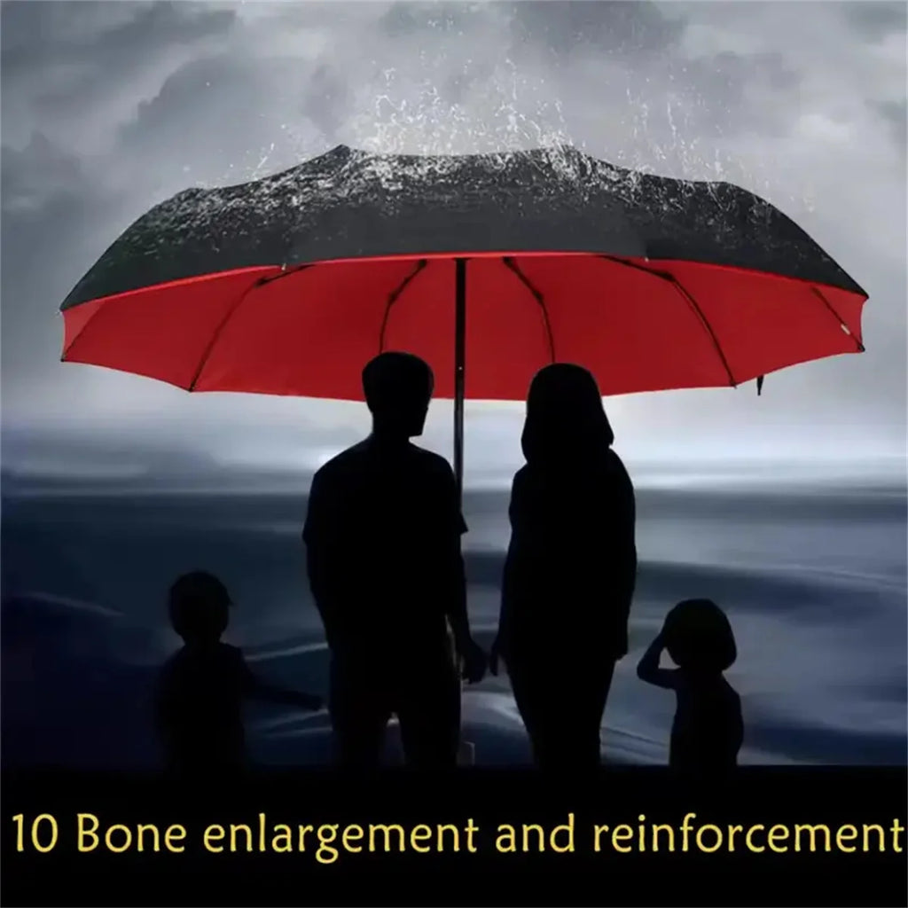 Piece Automatic Folding Umbrella Large Double-Layer Portable Umbrella and Parasol Essential Travel Supplies for Outdoor Use Perfect Valentines Day Gift