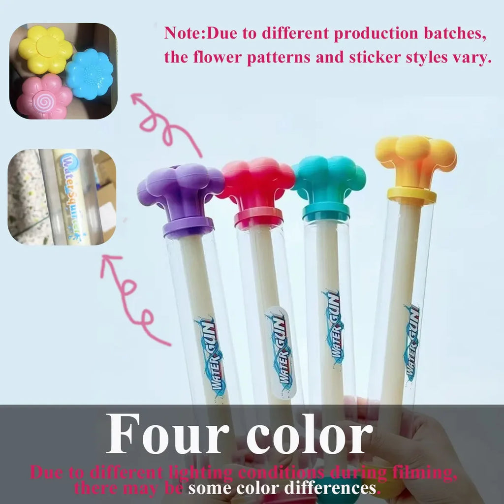 Fireworks Spray Water Toy Pull-Back Water Gun for Kids Outdoor Fun