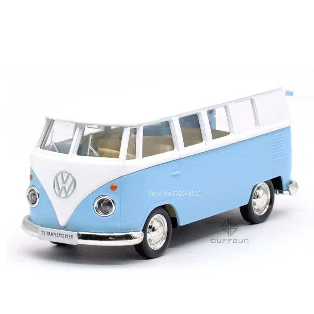 Diecasts Volkswagen Miniature Cars Vw T Bus Toys Alloy Diecasts Scale Metal Collection Cars Models Vehicles