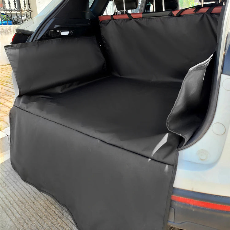 Waterproof 600D Oxford Cloth Dog Car Seat Cover Pet Travel Dog Carrier Car Trunk Mat SUV Cargo Liner For Dogs - Zecs shopping