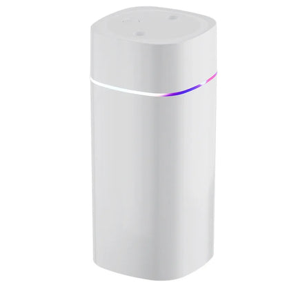 Dual-Nozzle USB Humidifier – Ultra Quiet Super Mist Air Moisturizer for Car & Home
