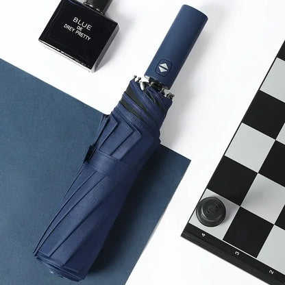 Luxury Windproof Double-Layer Automatic Umbrella – Large Waterproof Business Umbrella for Men & Women