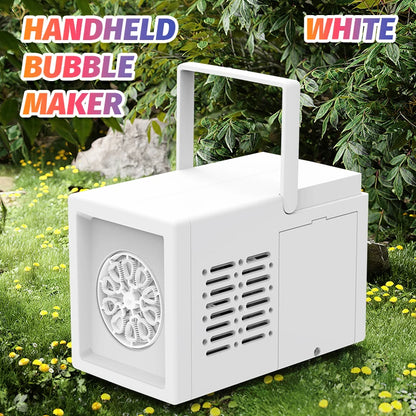 Automatic Bubble Blower Machine – Handheld Electric Bubble Toy for Kids Outdoor Fun