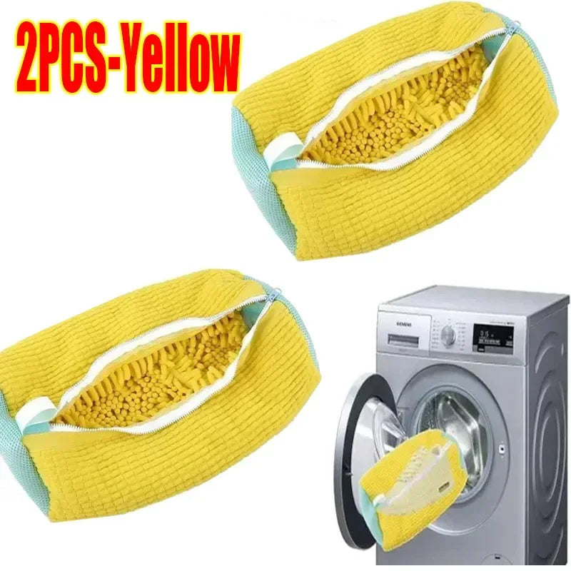 1-2PCS Washing Shoes Bag Mesh Shoes Bag Machine Travel Storage Bags Portable Anti-deformation Protective Clothes Organizer - Zecs shopping