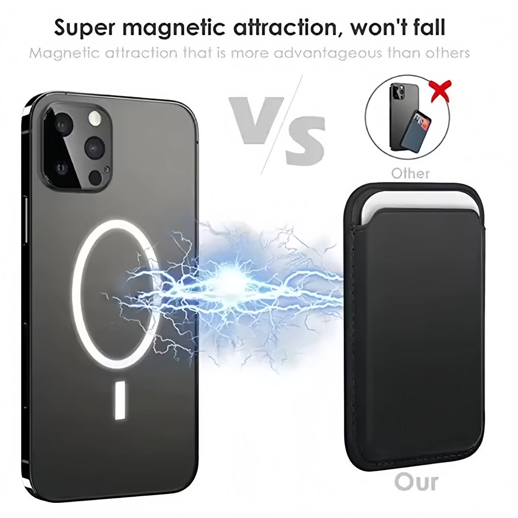 Leather Wallet Case Holder For iPhone Pro Max Magsafe Magnetic Wallet Leather Compatible For iPhone Accessories