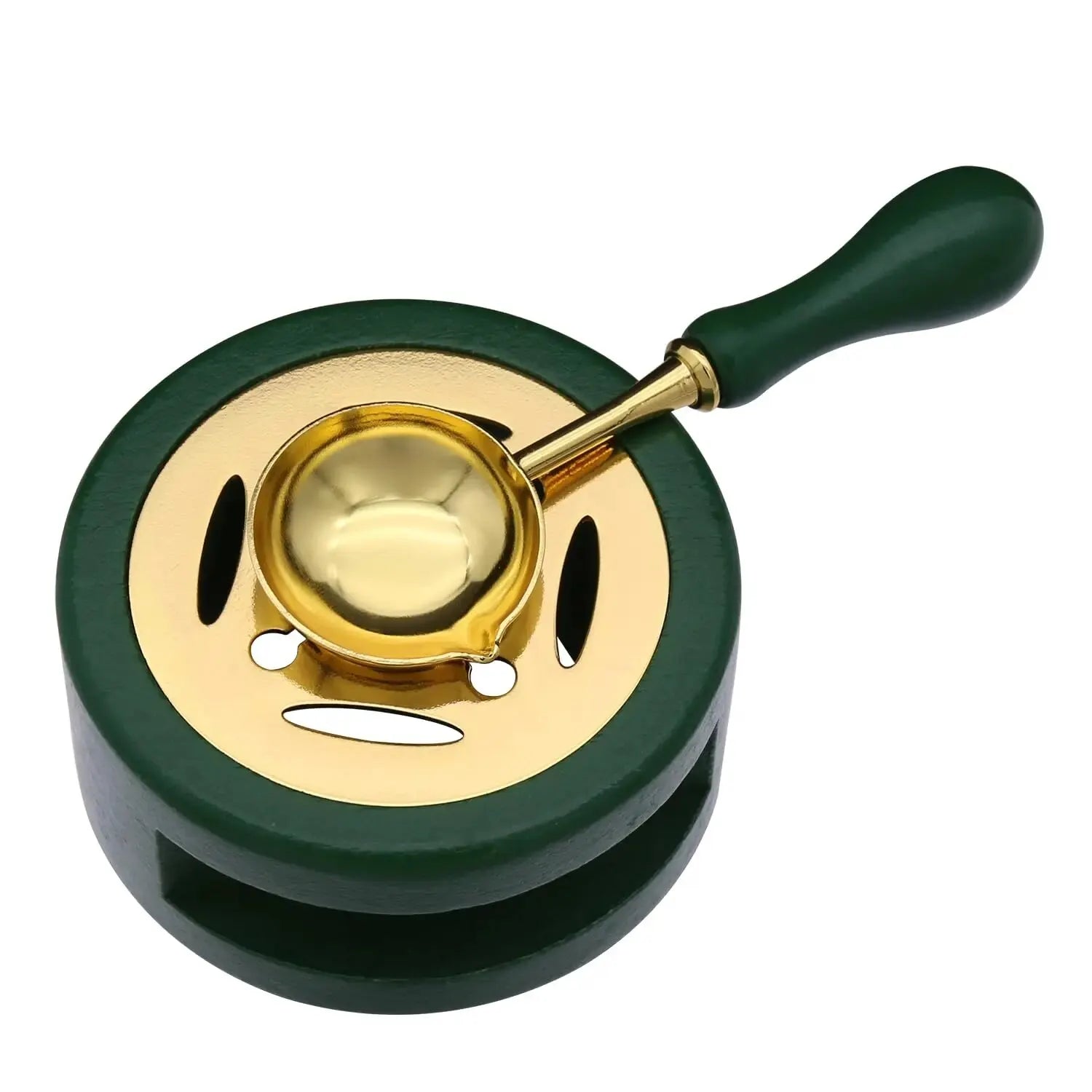 1set Wax Seal Warmer,Wax Seal Kit with Wax Seal Spoon for Melting Wax Seal Beads Or Sealing Wax Sticks - Zecs shopping