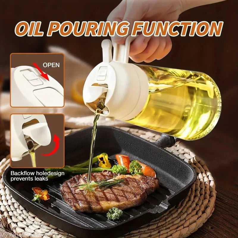 in ml Plastic Spray Oil Sprayer Bottle Spray Oil Dispenser Oil Jar Cruet BBQ Kitchen Baking Roasting Picnic Kitchen Tool