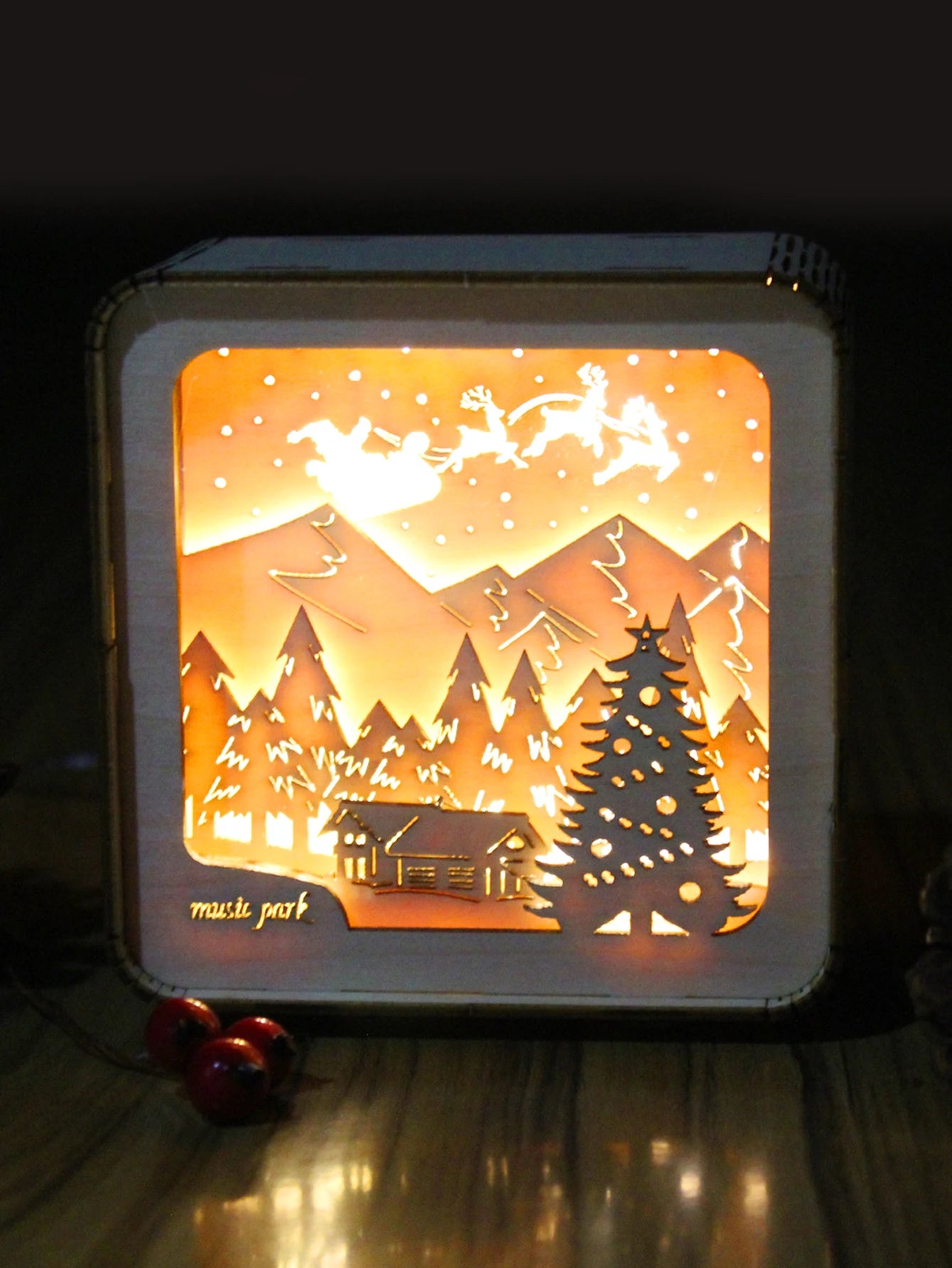 D Wooden Castle Puzzle Night Light & Decorative Fun for Kids & Adults