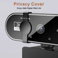4K Full HD Webcam with Microphone – USB Autofocus Camera for PC & Laptop