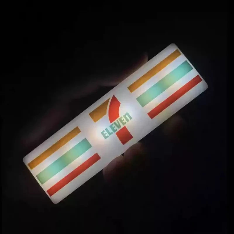 Coffee Shop Magnetic Fridge Stickers Creative Convenience Store Light Signs Home Decorative Ornaments 711 Luminous Light Boxes - Zecs shopping