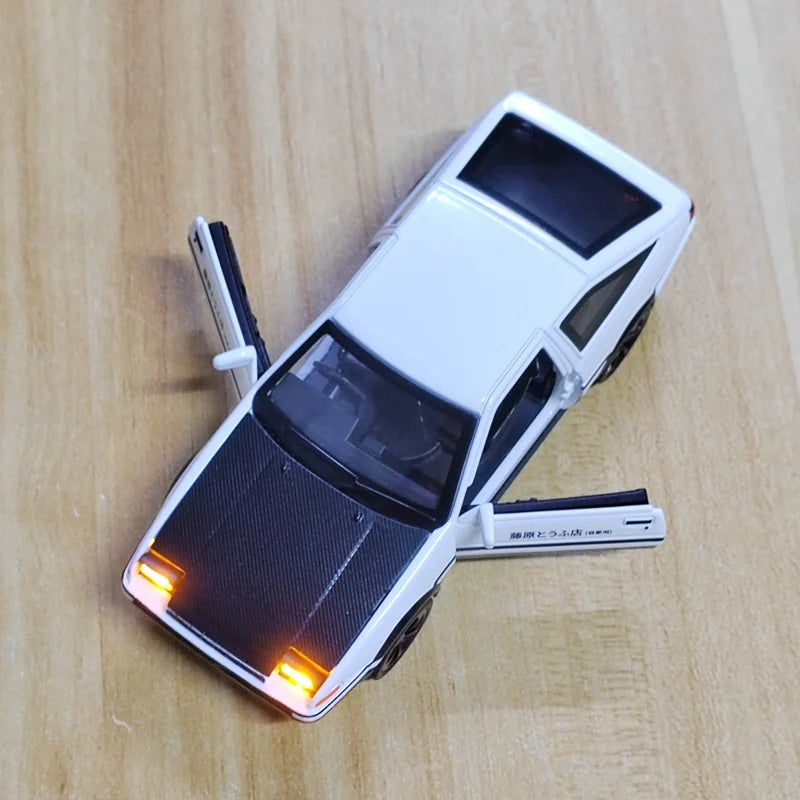 Initial D AE Alloy Car Pull-Back Diecast Model Toy for Kids & Collectors