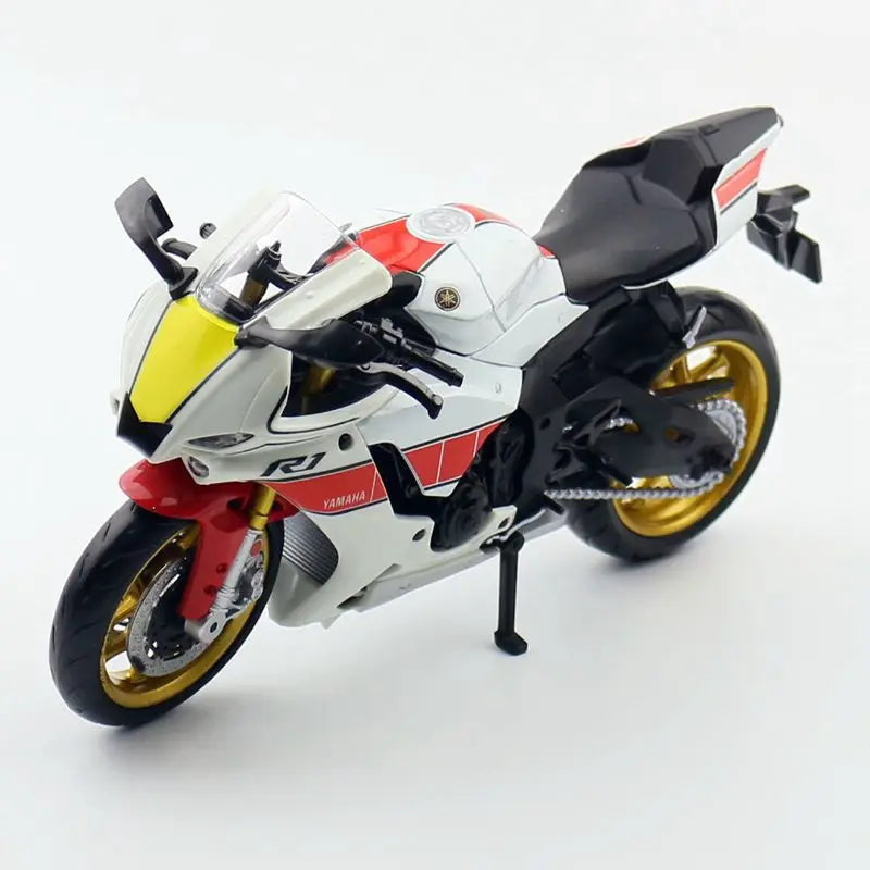 Yamaha YZF-RM Alloy Motorcycle Diecast Model Toy for Kids & Collectors