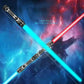 Colorful LED Lightsaber Toy – Red &amp; Blue Telescopic Glowing Sword for Kids