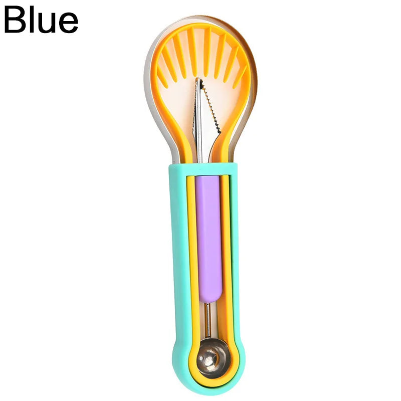 Avocado Slicer In Shea Corer Butter Fruit Peeler Cutter Pulp Separator Plastic Knife Kitchen Vegetable Tools