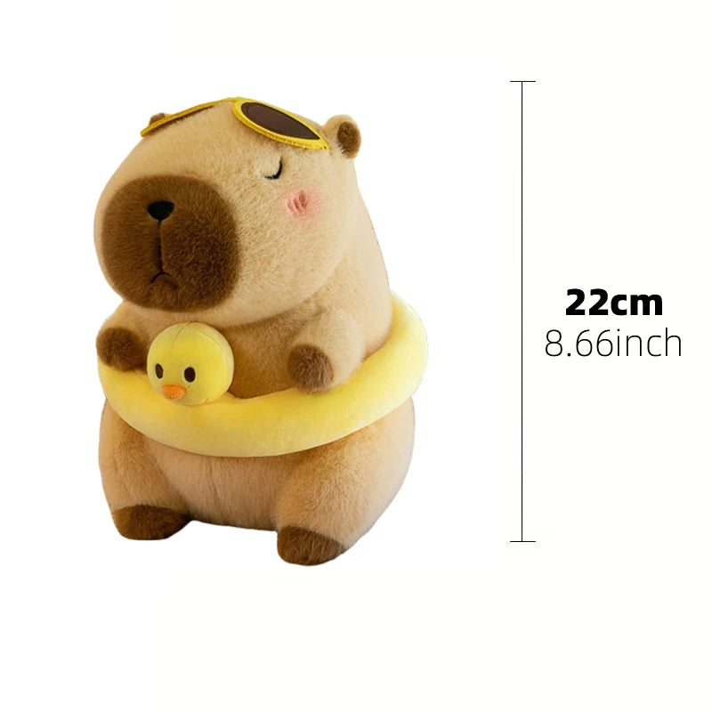 cm Capybara Plush Simulation Capibara Anime Fluffty Toy Cute Doll Stuffed Animals Soft Doll Plush Christmas Thanksgiving Gift
