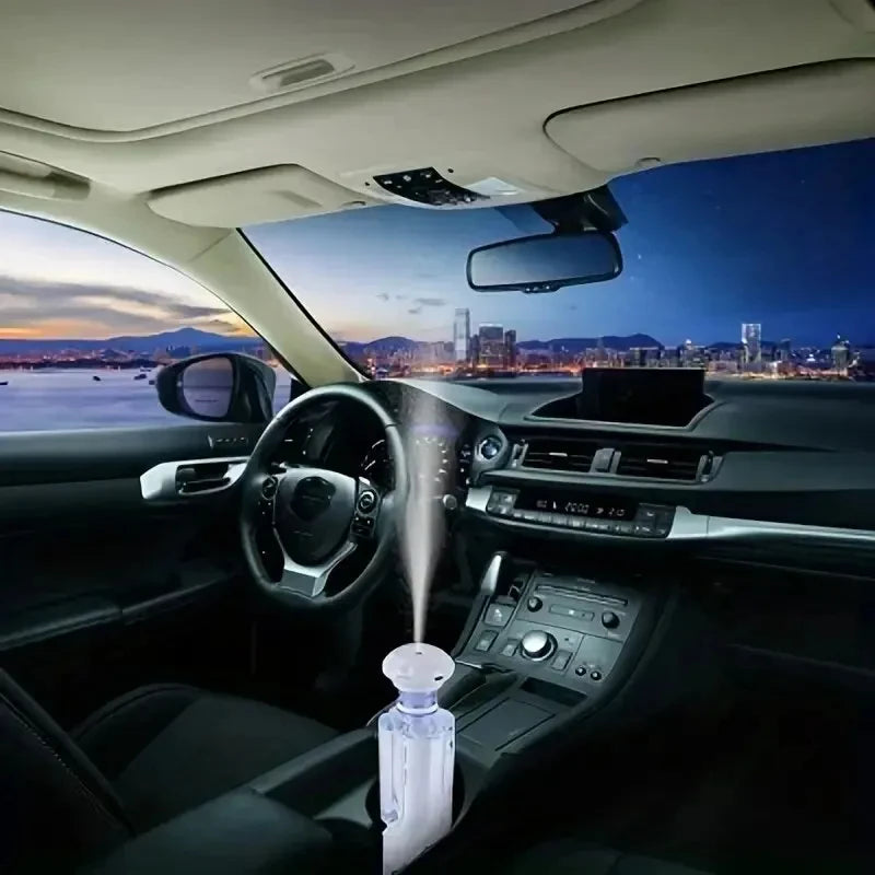 Super Quiet Portable Mist Humidifier For Office Bedroom Car AndTravel - Adjustable Length No Water Bottle Needed - Enhances