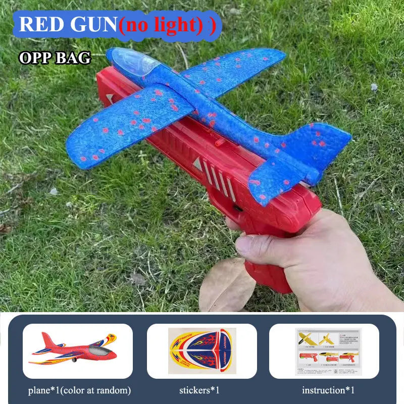 Kids Cm Foam Plane Launcher Outdoor Toy For Boys Sport Catapult Game Children Girl Birthday Xmas Gifts