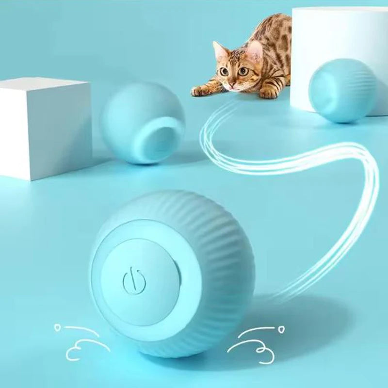 Cat toys hot automatic cat ball cat self-exciting ball toy ball toy ball boredom tool jump ball pet supplies - Zecs shopping